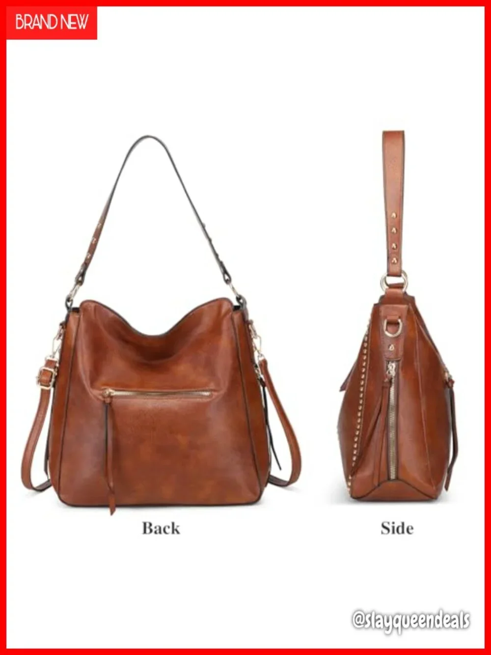 Hobo Bags for Women Handbag and Wallet Set Large Vegan Leather Tote Crossbody